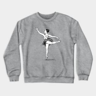 Ballerina illustration Crewneck Sweatshirt